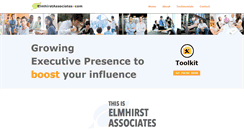 Desktop Screenshot of elmhirstassociates.com