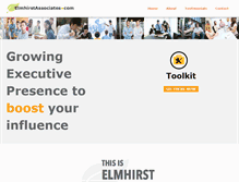 Tablet Screenshot of elmhirstassociates.com